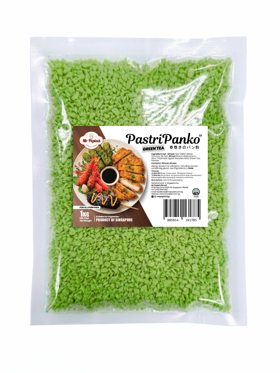 PastriPanko Green Tea packaging